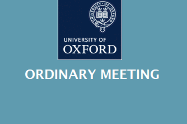Logo for Ordinary Meeting of Oxford University Council